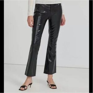J Brand | Lamb Leather Cropped